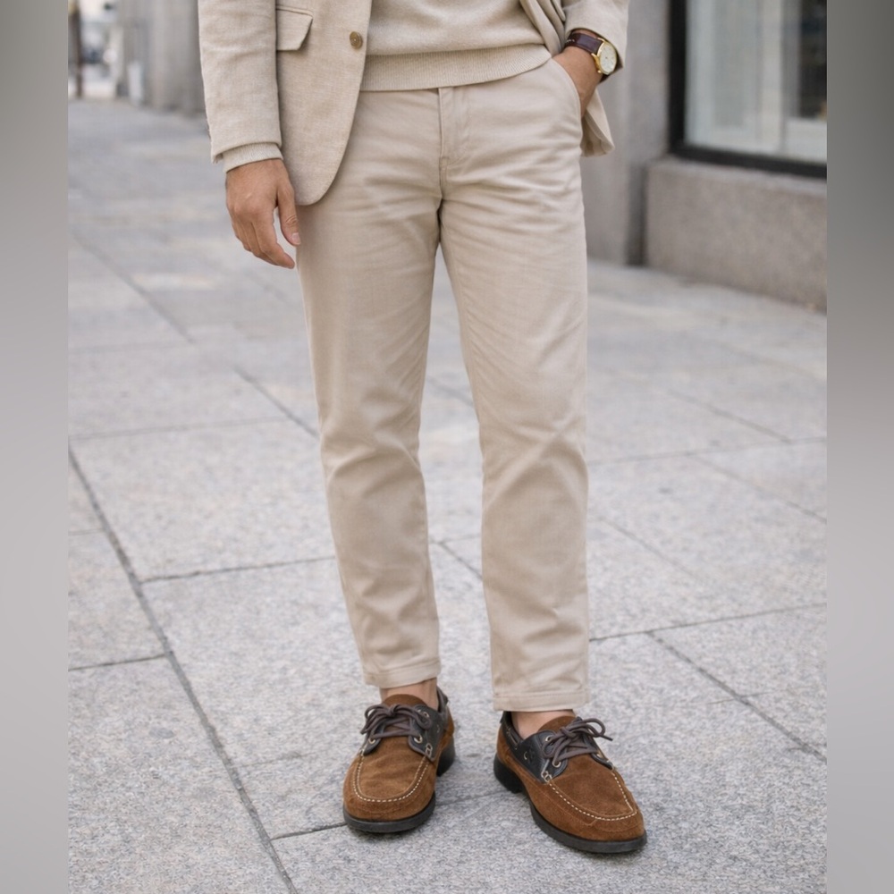 SOLD Polo Brown and Gray Boat Shoes by Ralph Lauren
